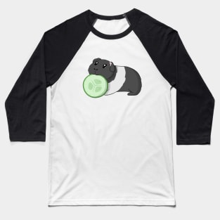 Guinea Pig Eating Cucumber Baseball T-Shirt